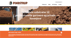 Desktop Screenshot of pindstrup.dk